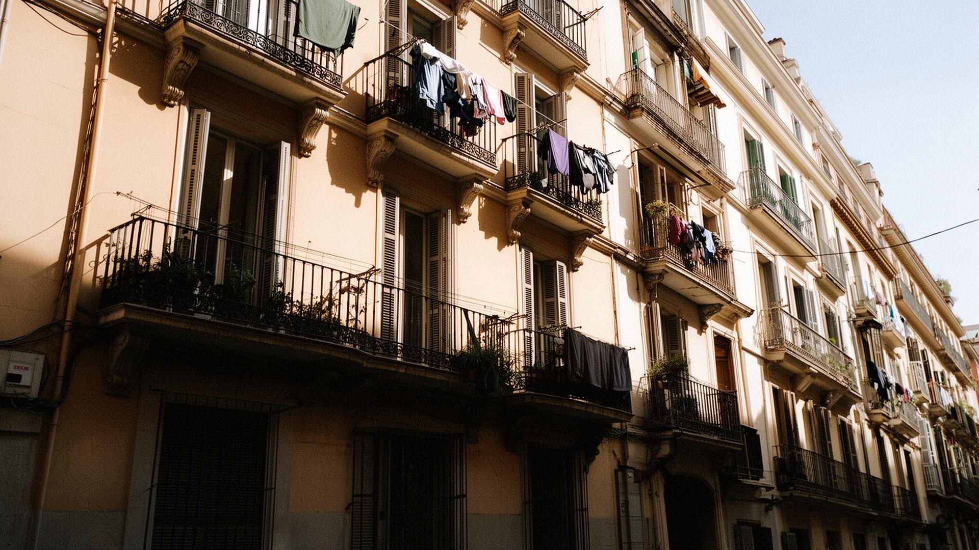 Fachada urbana española